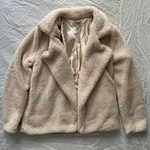 Cream Teddy Jacket